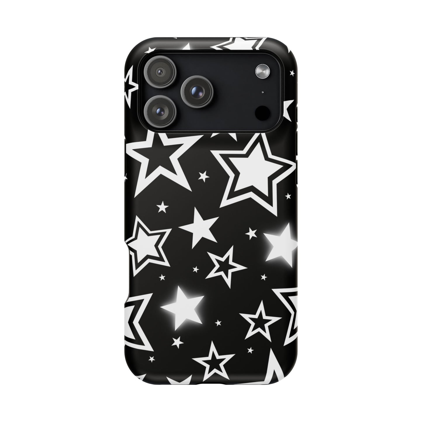 Black Stardust iPhone Case