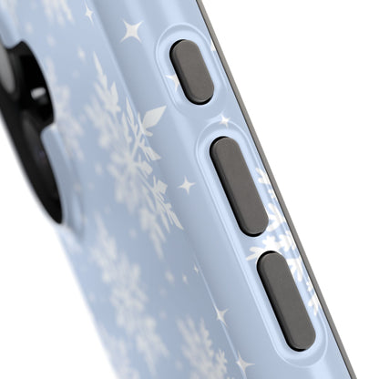 Blue Snowflakes iPhone Case