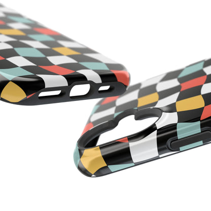 Retro Check iPhone Case