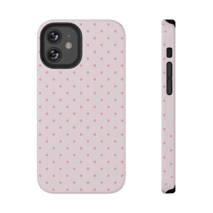 Pink Sprinkles Mini Dots iPhone Case