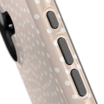 Vanilla Dots iPhone Case