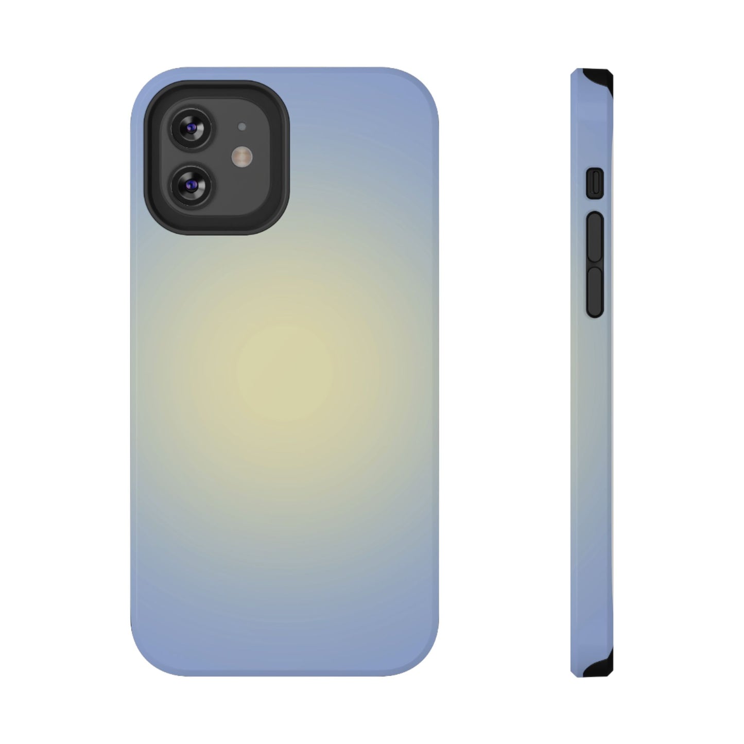 Blue & Yellow Aura iPhone Case