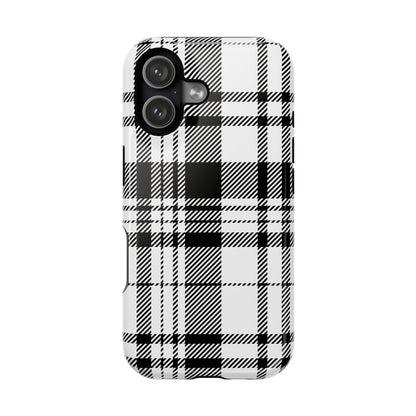 Black Plaid iPhone Case