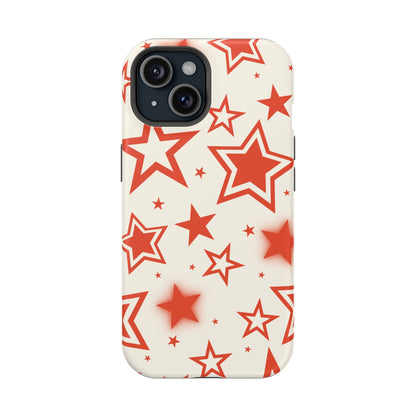Red Stardust iPhone Case