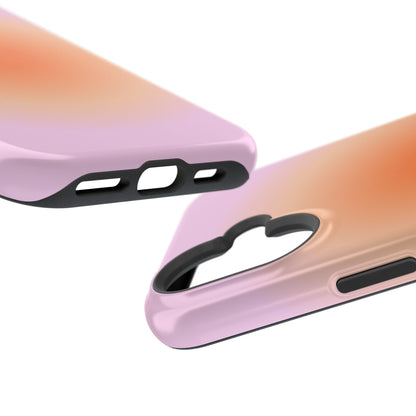Orange & Purple Aura iPhone Case
