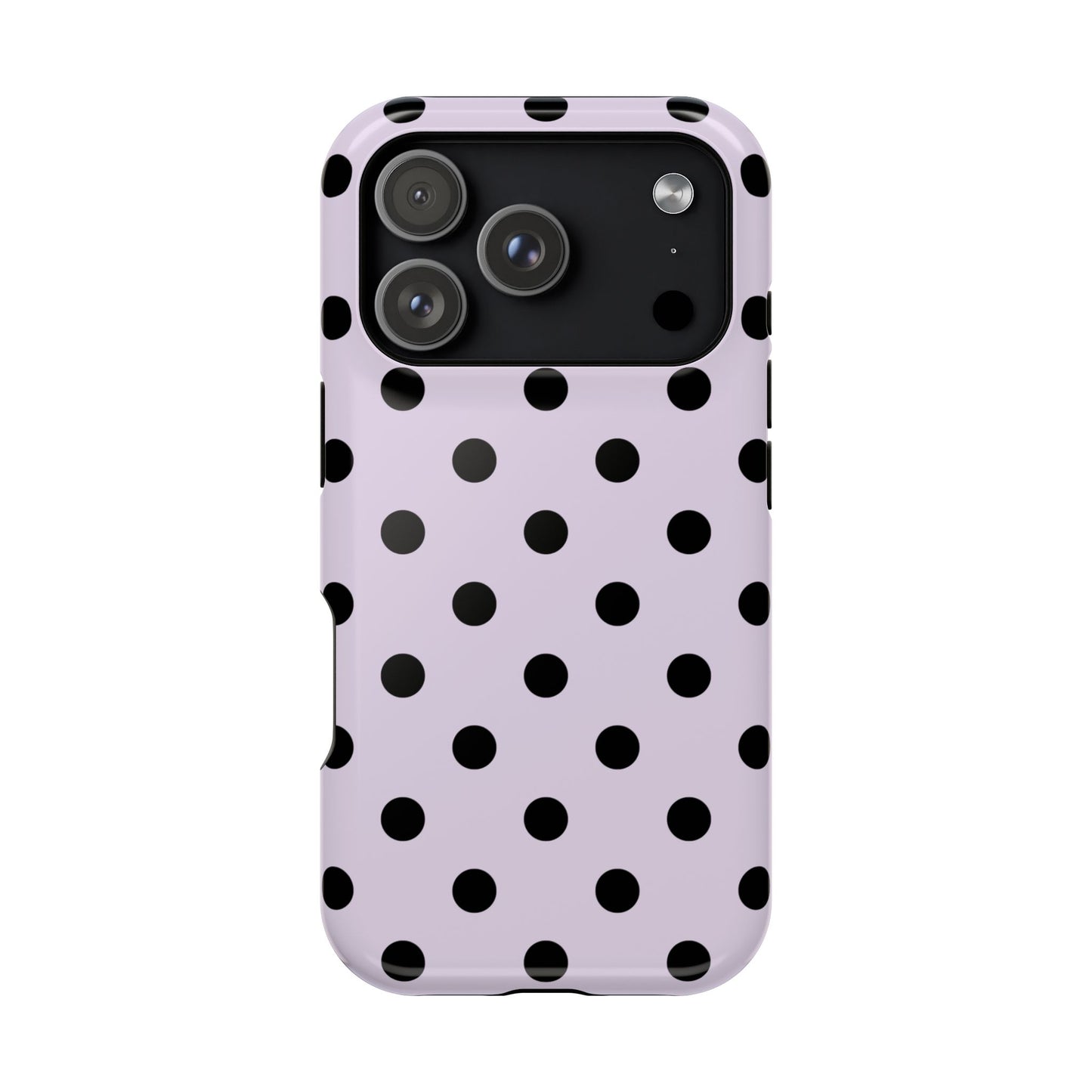 Lilac Polka Dots iPhone Case