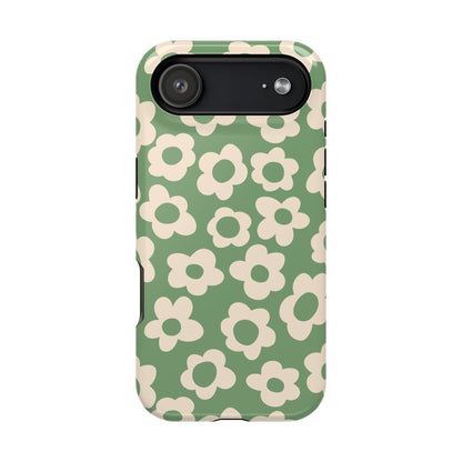 Green Las Flores iPhone Case