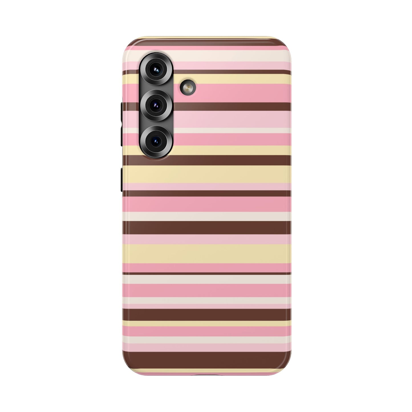 Sunday Latte Stripes Samsung Case
