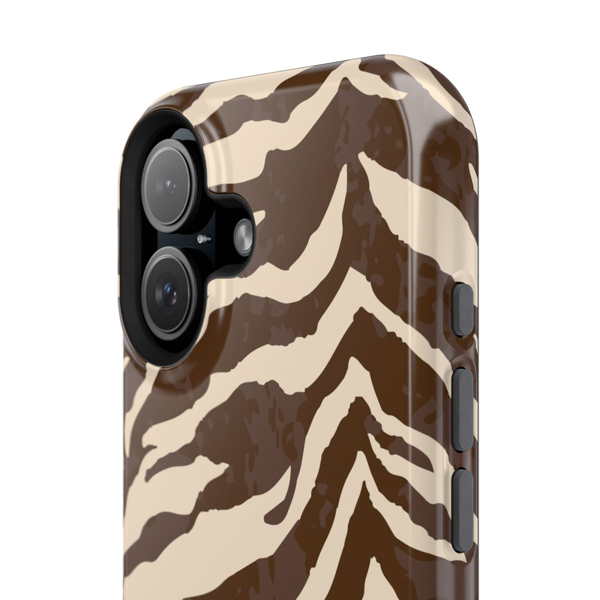 Brown Zebra iPhone Case