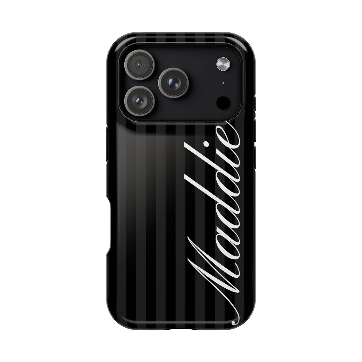 Custom Black Stripes iPhone Case