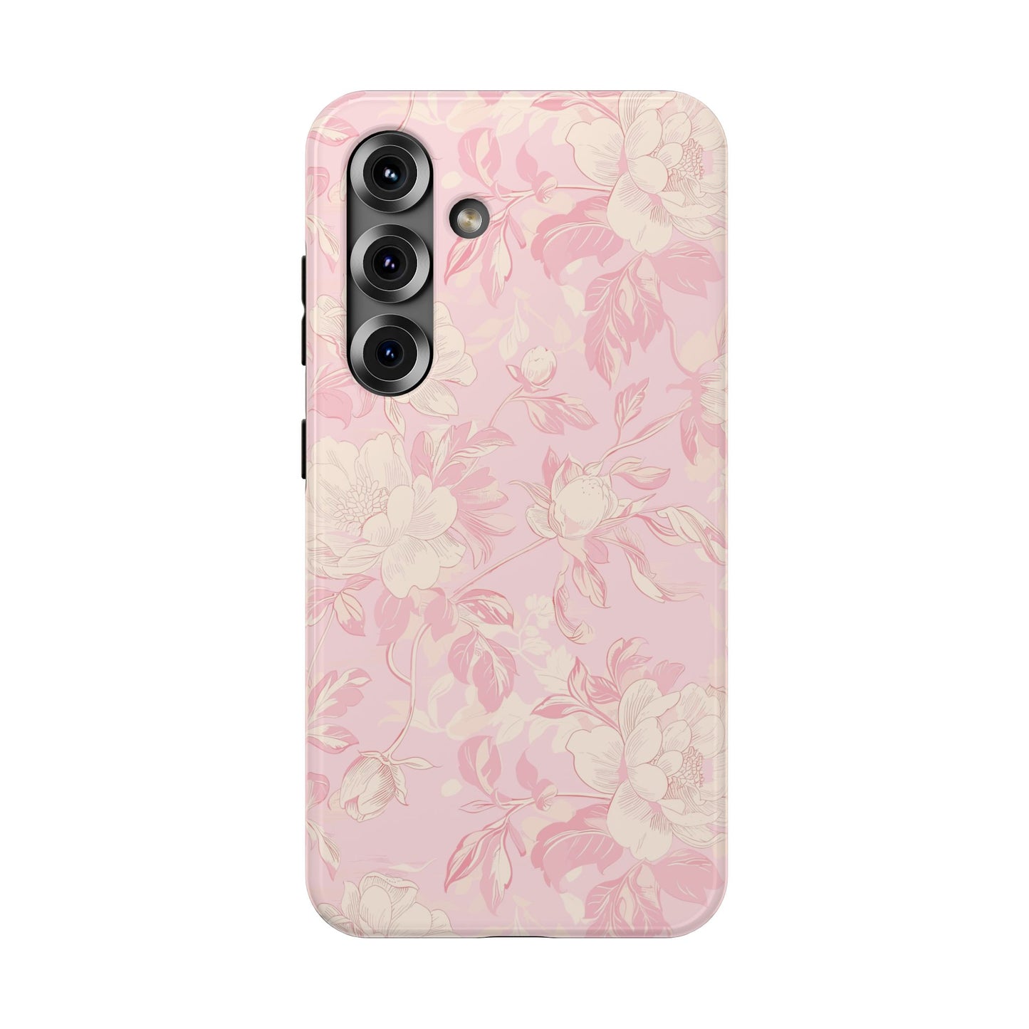 Pretty Pink Toile Samsung Case