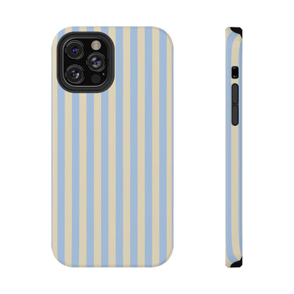 Lemon Sky Stripes iPhone Case