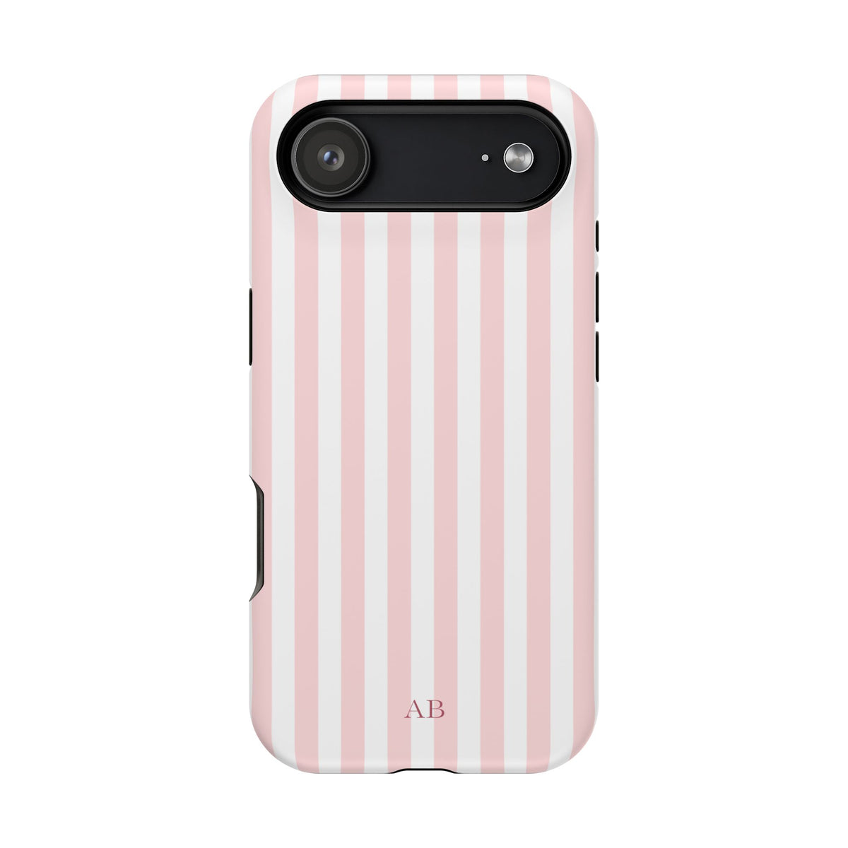 Custom Initials Pink Beau iPhone Case