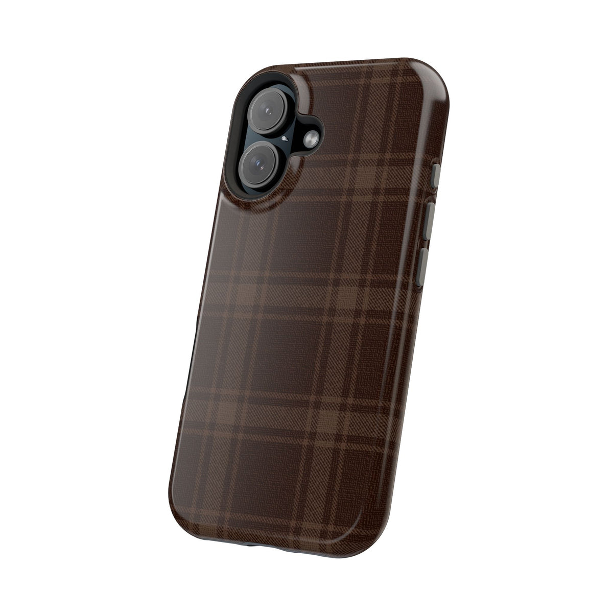 Cocoa Plaid iPhone Case