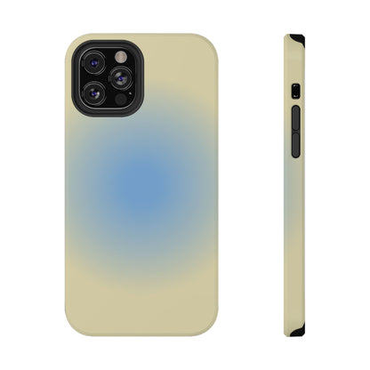 Blue & Yellow Aura iPhone Case