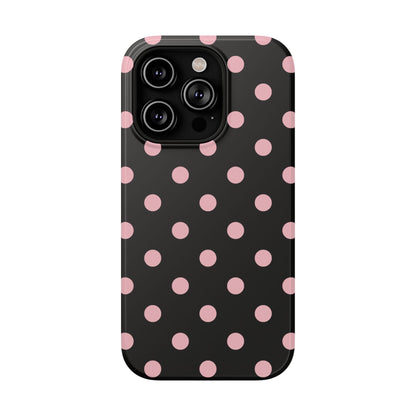 Sweet Midnight Polka Dots iPhone Case