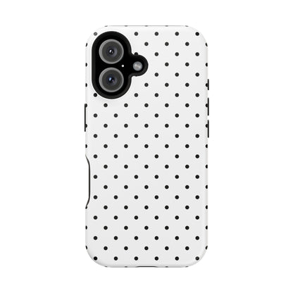 Black Mini Dots iPhone Case