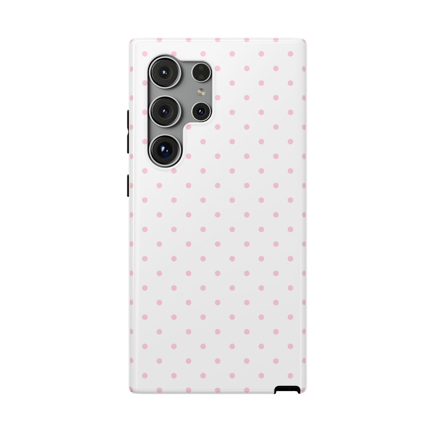 Pink Clouds Mini Dots Samsung Case