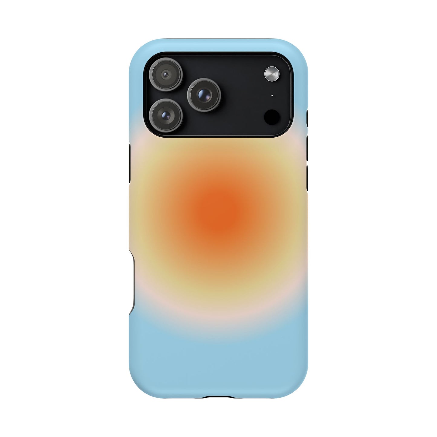 Orange & Blue Aura iPhone Case