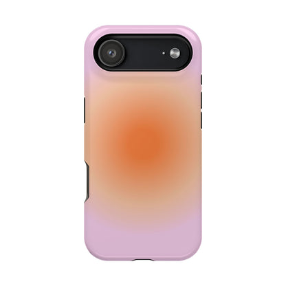 Orange & Purple Aura iPhone Case