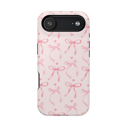 Blushing Bow iPhone Case