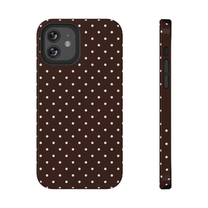 Mocha Mini Dots iPhone Case