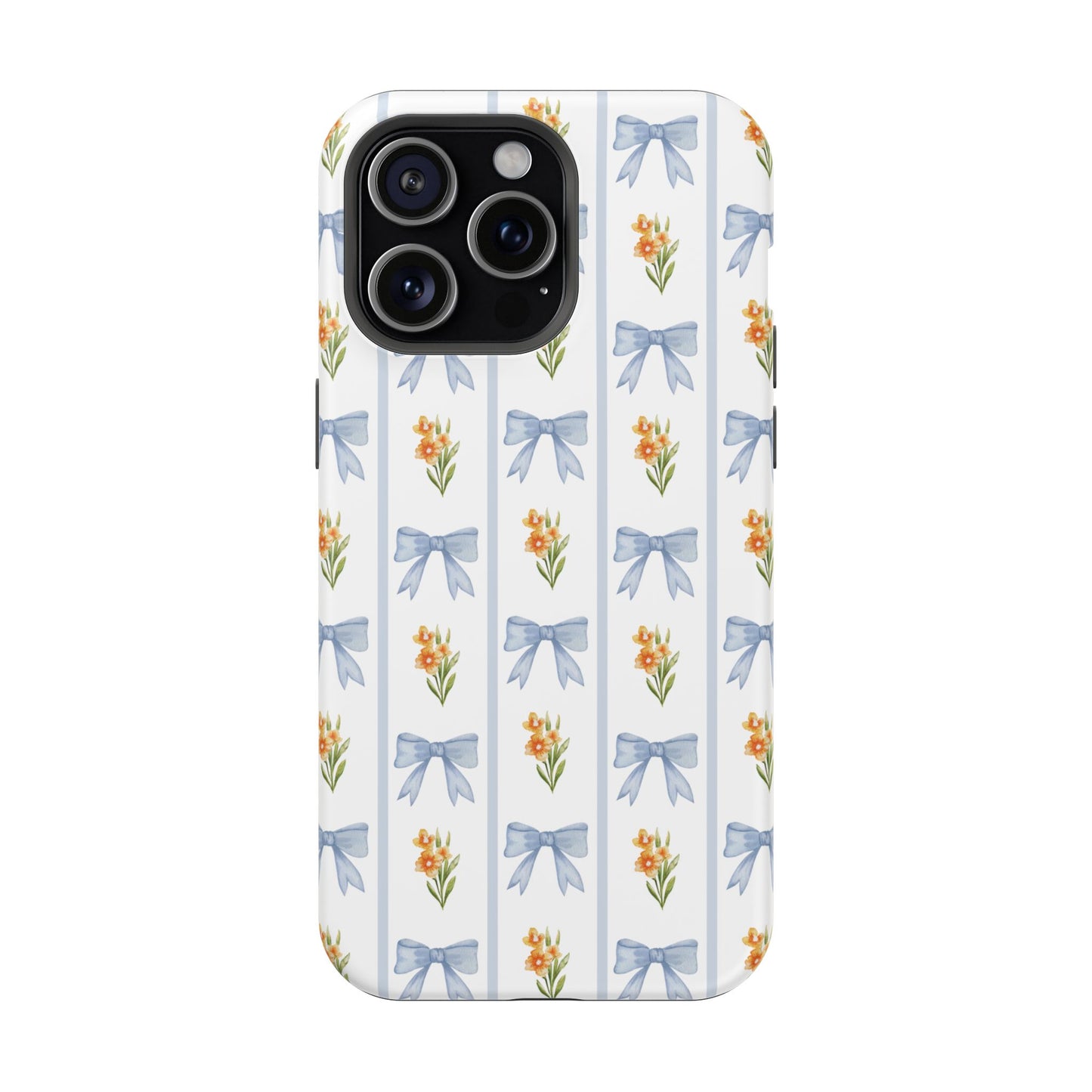 Blue Bows iPhone Case