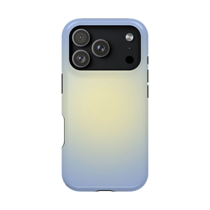 Blue & Yellow Aura iPhone Case