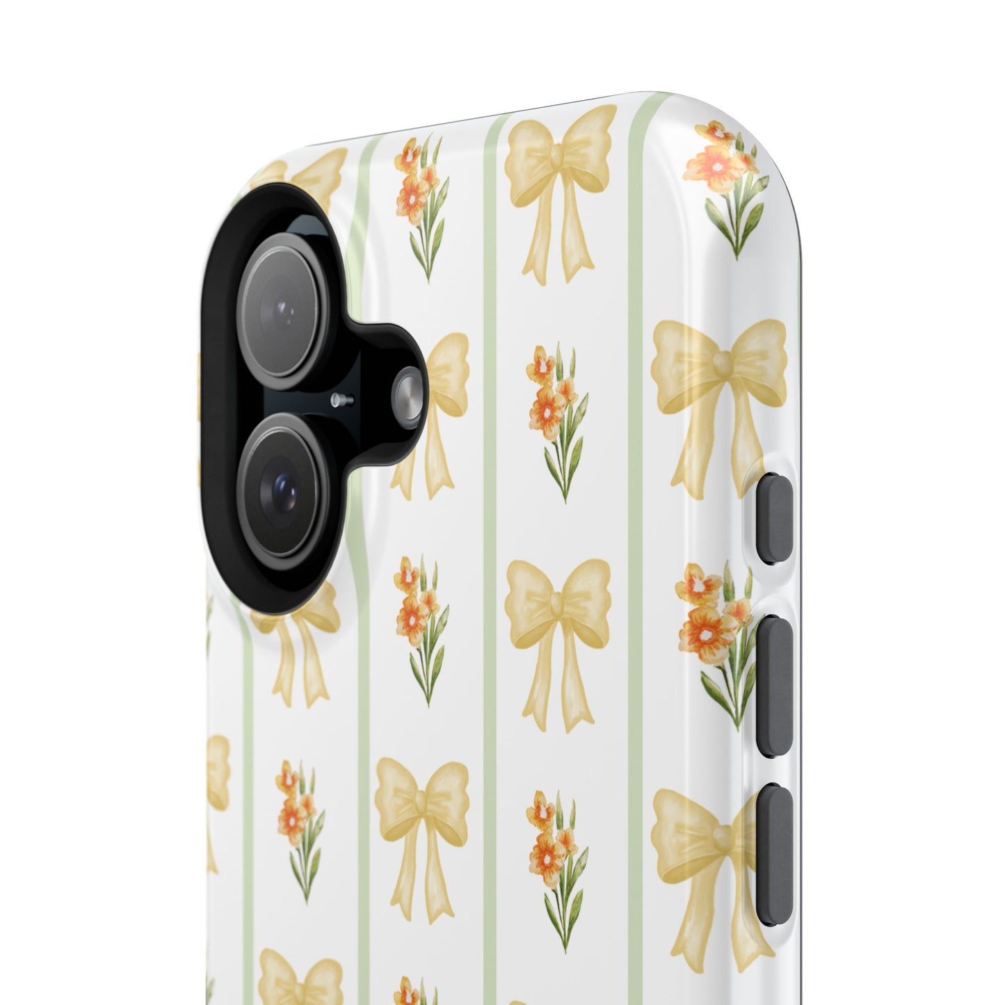 Yellow Bows iPhone Case