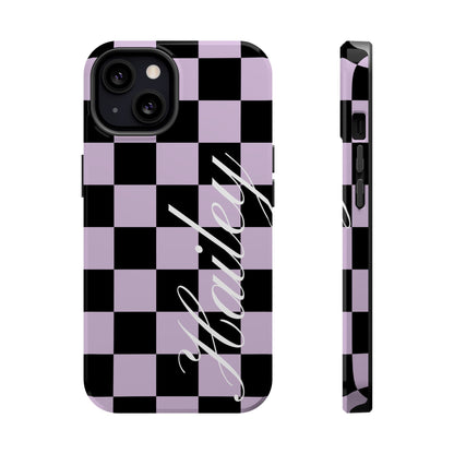 Custom Witchy Checkered iPhone Case