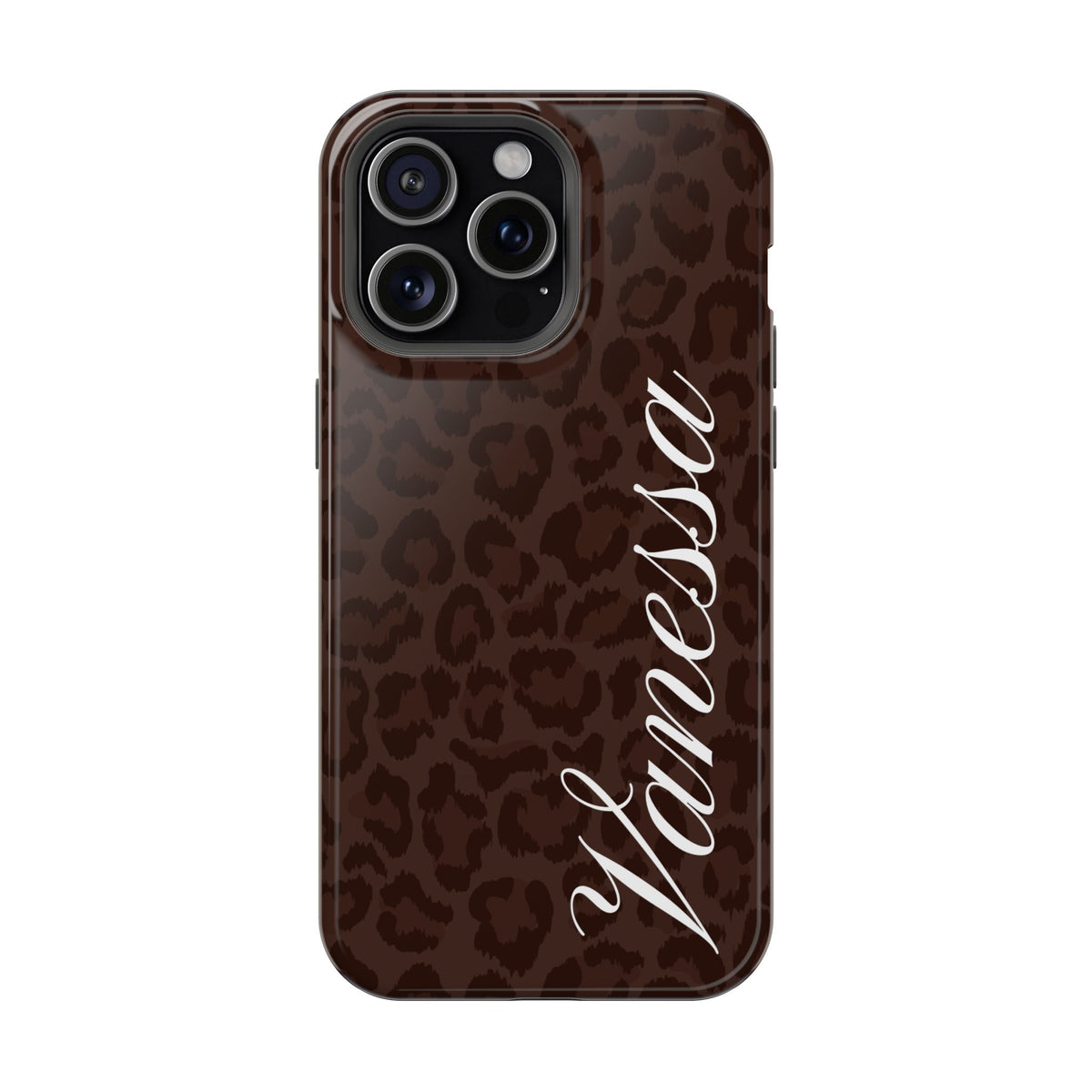Custom Mocha Leopard iPhone Case