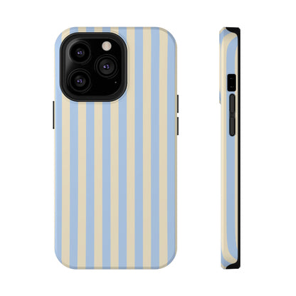 Lemon Sky Stripes iPhone Case