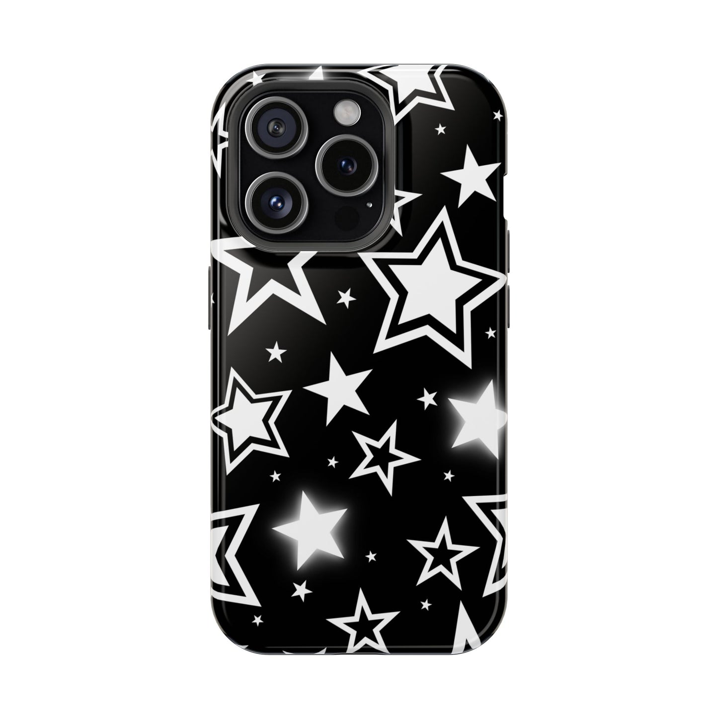 Black Stardust iPhone Case