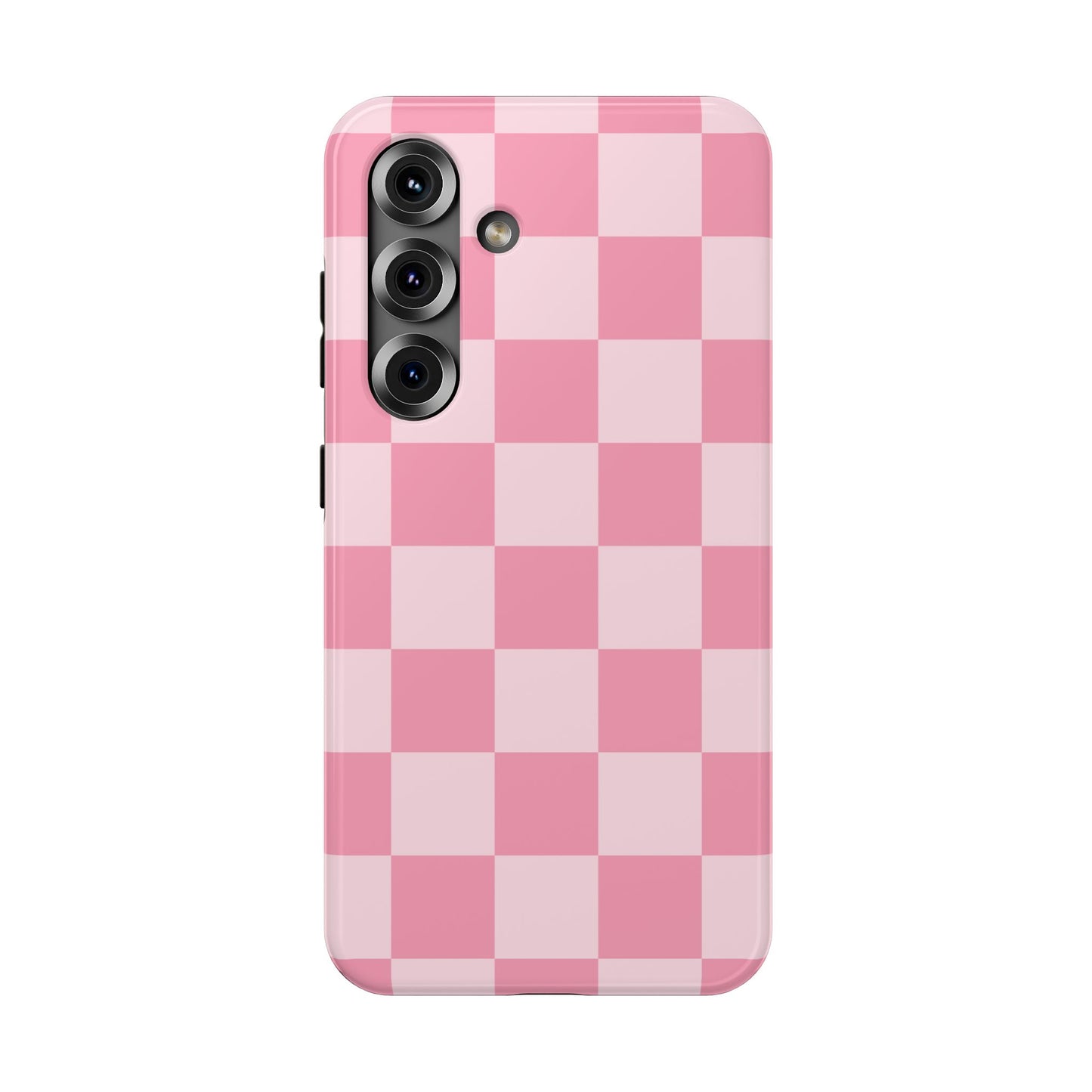 Pink Candy Checkered Samsung Case