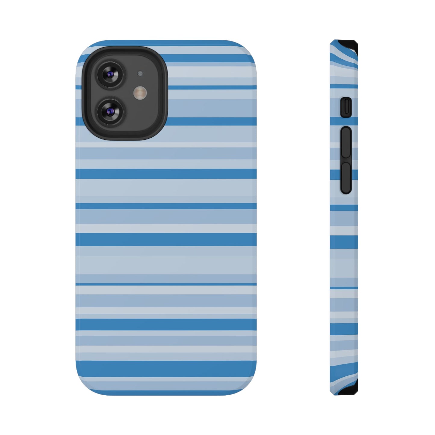 Blue Candy Stripes iPhone Case