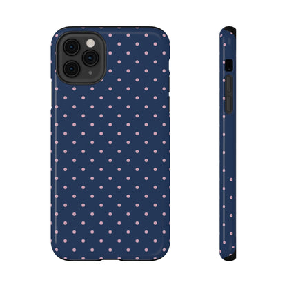 Periwinkle Mini Dots iPhone Case
