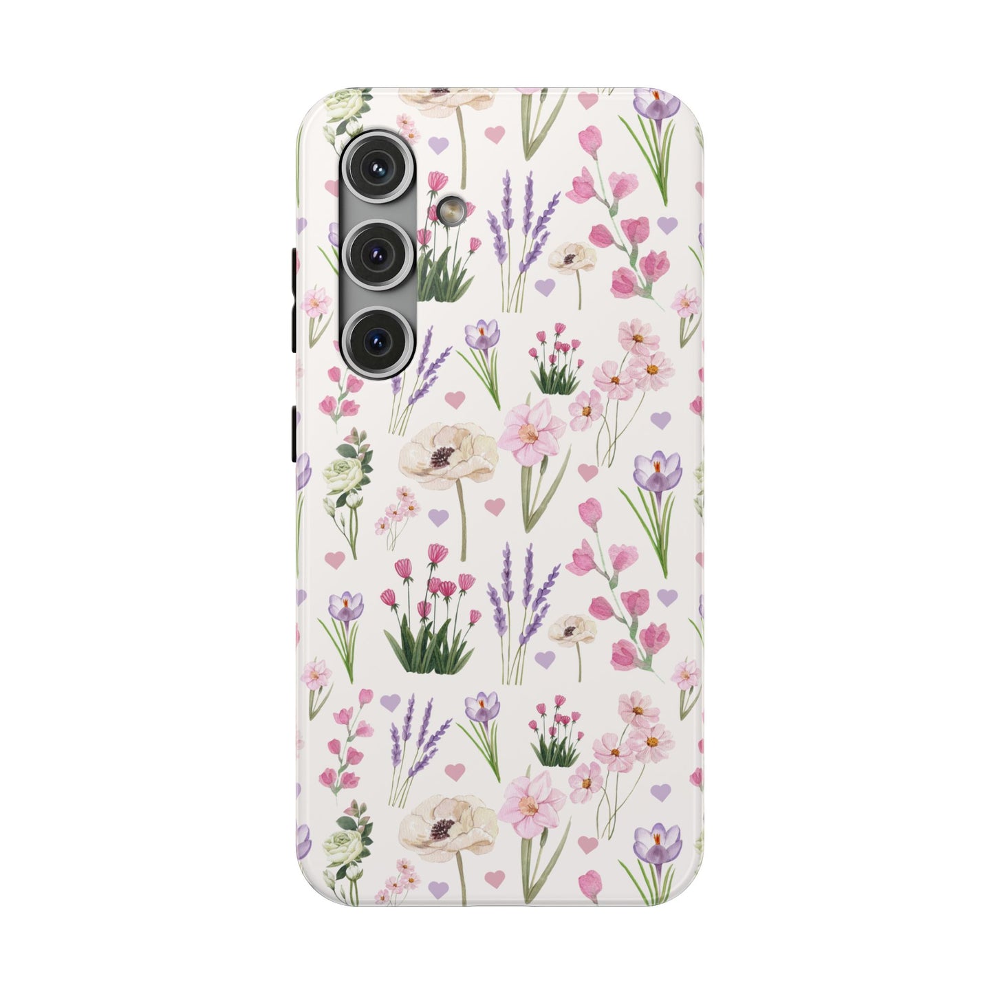 Vintage Purple Floral Samsung Case
