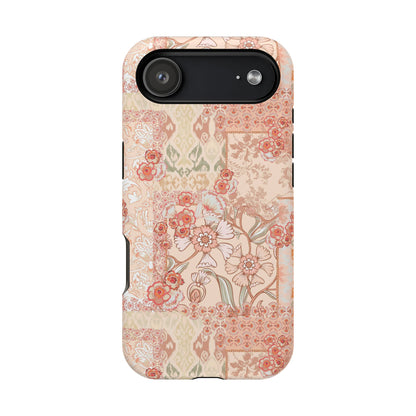 Peachy Paisley iPhone Case