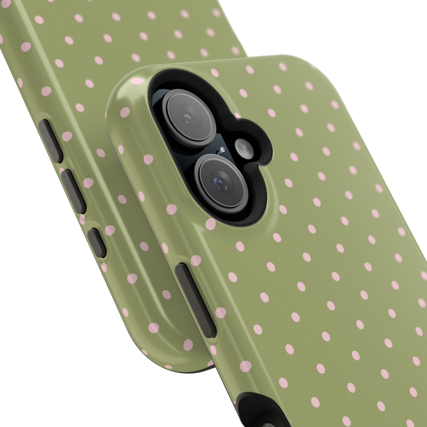 Pink Matcha Mini Dots iPhone Case