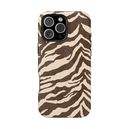 Brown Zebra iPhone Case