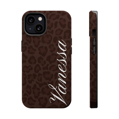 Custom Mocha Leopard iPhone Case