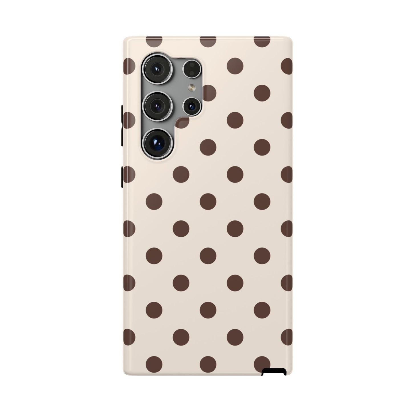 Brown Polka Dots Samsung Case