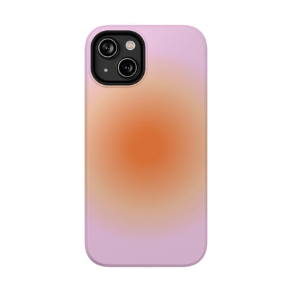 Orange & Purple Aura iPhone Case