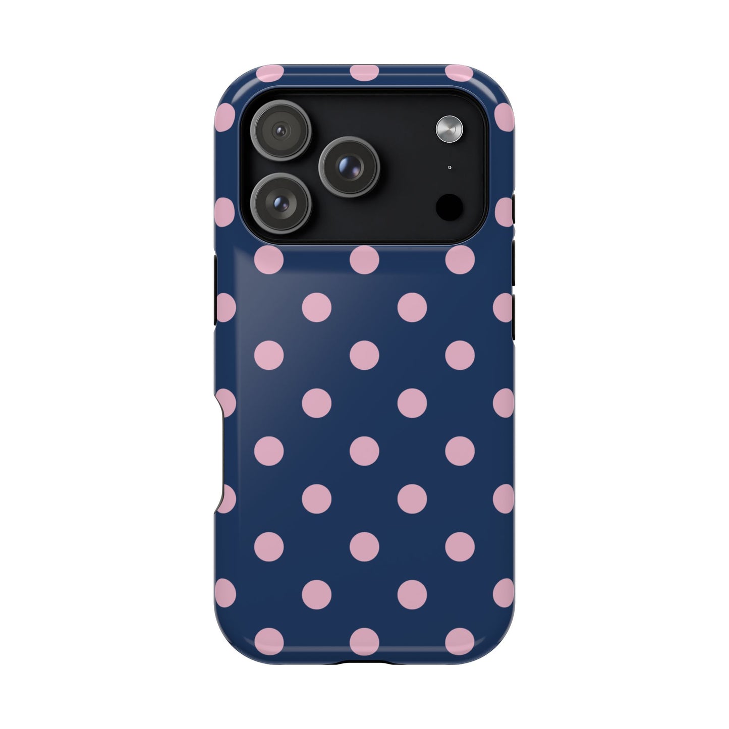 Periwinkle Polka Dots iPhone Case