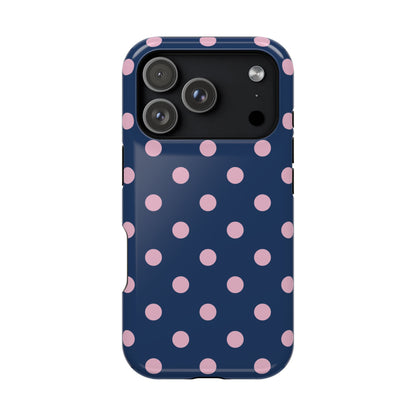 Periwinkle Polka Dots iPhone Case