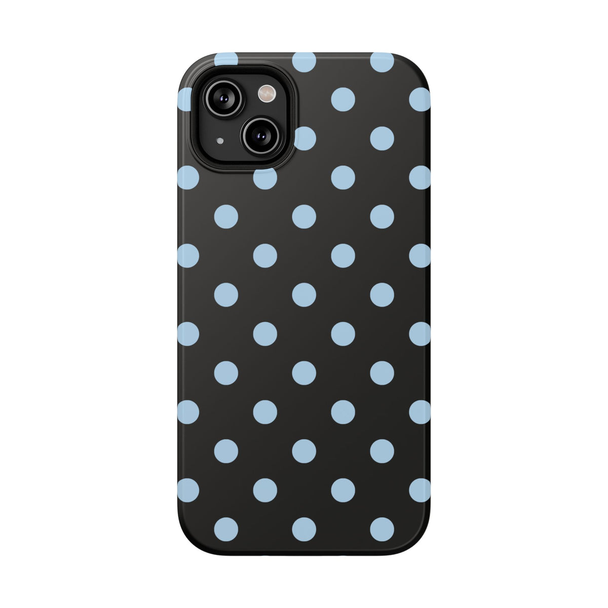 Blue Velvet Polka Dots iPhone Case