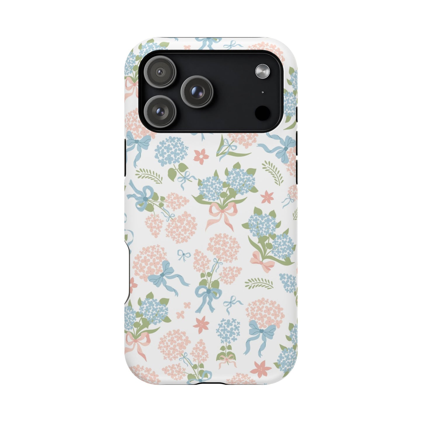Hydrangea Bows iPhone Case