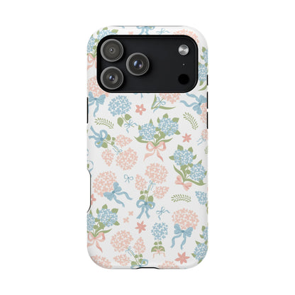 Hydrangea Bows iPhone Case