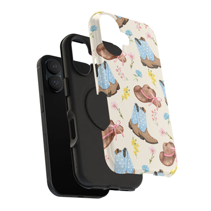 Floral Cowgirl iPhone Case