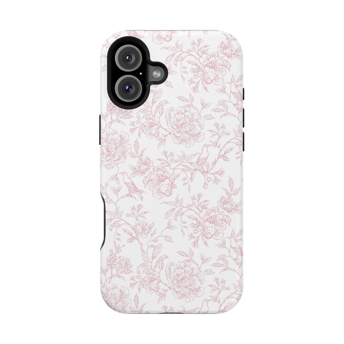 French Rosy Toile iPhone Case